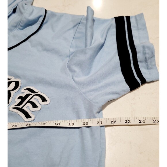 Empyre B Team 2fer Baseball Jersey Mens White Embroidered Logos EUC Large - Picture 3 of 10